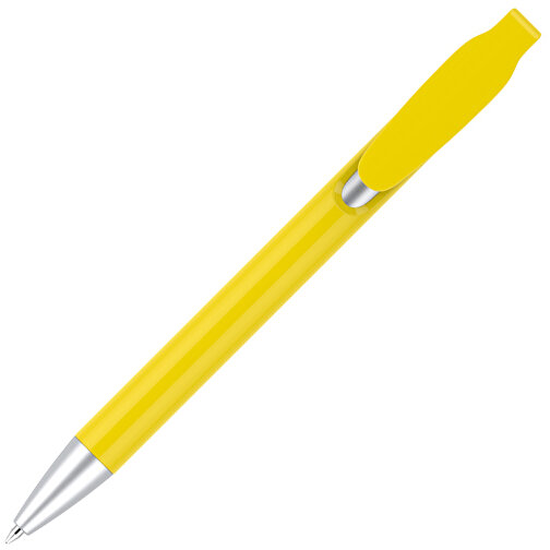 Kugelschreiber – Fanny , Promo Effects, gelb, Kunststoff, 14,00cm x 1,10cm (Länge x Breite), Bild 5