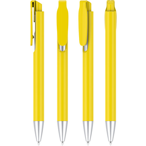 Kugelschreiber – Fanny , Promo Effects, gelb, Kunststoff, 14,00cm x 1,10cm (Länge x Breite), Bild 7