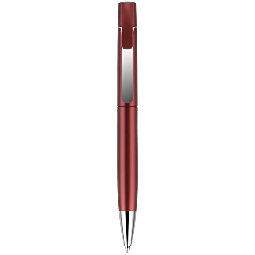 Kugelschreiber Lucky Metallic , Promo Effects, rot metallic, Kunststoff, 14,00cm x 1,10cm (Länge x Breite), Bild 3