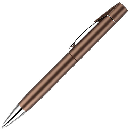 Kugelschreiber Lucky Metallic , Promo Effects, braun metallic, Kunststoff, 14,00cm x 1,10cm (Länge x Breite), Bild 6