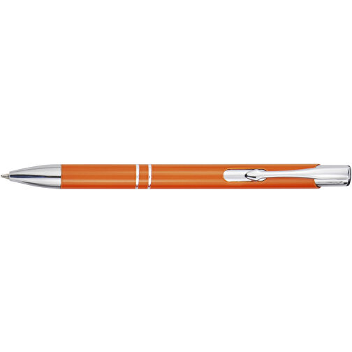 Moneta Druckkugelschreiber Aus Aluminium , orange, Aluminium, 13,50cm (Höhe), Bild 3