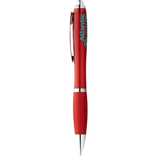 Nash Kugelschreiber Mit Farbigem Schaft Und Griff , rot, ABS Kunststoff, 14,00cm (Länge), Bild 6