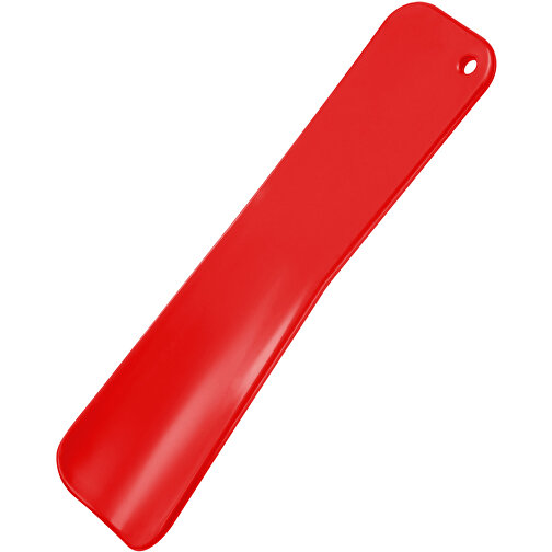 EXPRESSDRUCK Schuhlöffel, Kurz , rot, PS, 15,00cm x 1,50cm x 4,20cm (Länge x Höhe x Breite), Bild 1
