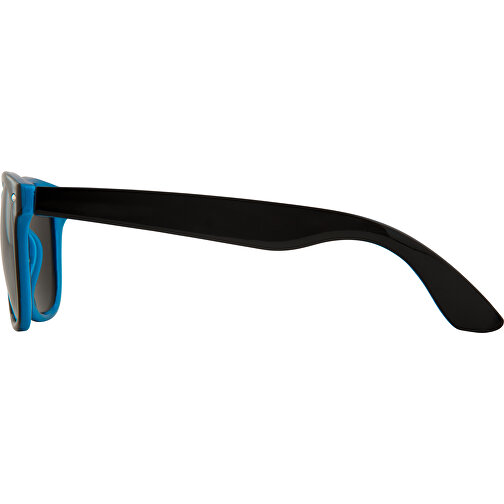 Sun Ray Sonnenbrille Mit Zweifarbigen Tönen , processblau / schwarz, PC Kunststoff, 14,50cm x 5,00cm x 15,50cm (Länge x Höhe x Breite), Bild 5
