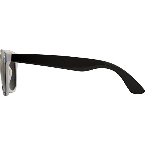 Sun Ray Sonnenbrille - Colour Pop , weiß / schwarz, PC Kunststoff, 14,50cm x 5,80cm x 15,00cm (Länge x Höhe x Breite), Bild 3