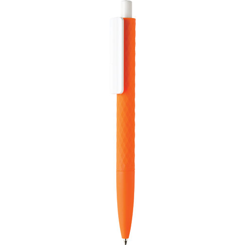 X3-Stift Mit Smooth-Touch, Orange , orange, ABS, 14,00cm (Höhe), Bild 1