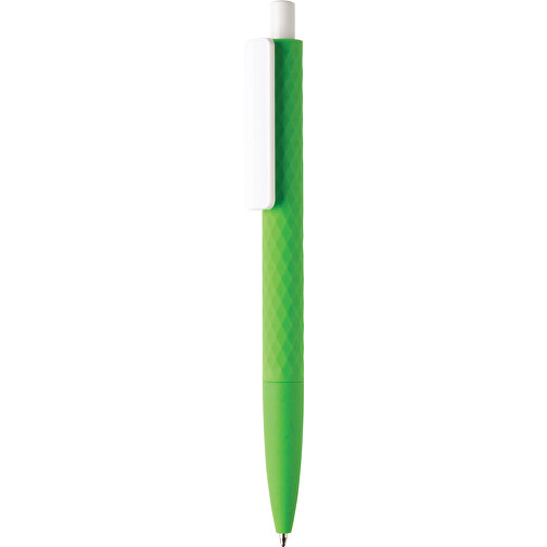 X3-Stift Mit Smooth-Touch, Grün , grün, ABS, 14,00cm (Höhe), Bild 1