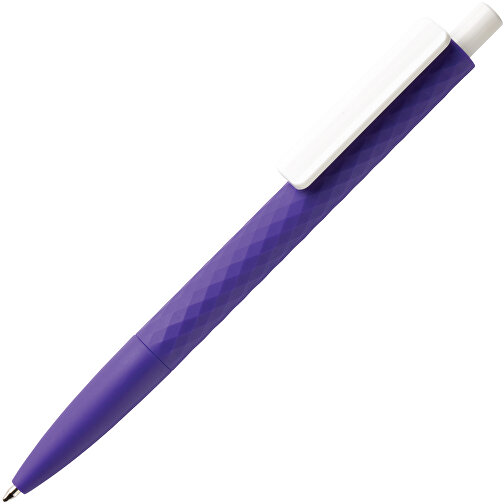X3-Stift Mit Smooth-Touch, Lila , lila, ABS, 14,00cm (Höhe), Bild 2