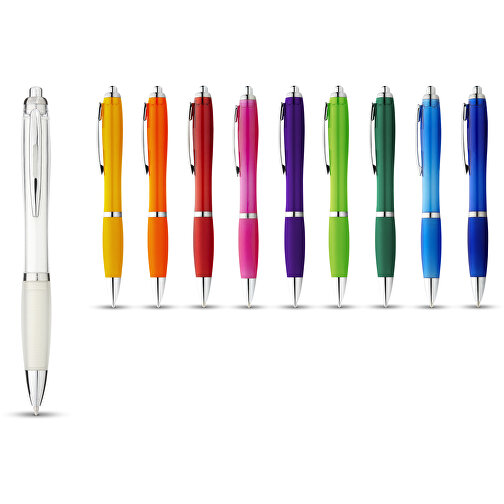 Nash Kugelschreiber Mit Farbigem Schaft Und Griff , orange, ABS Kunststoff, 14,00cm (Länge), Bild 6