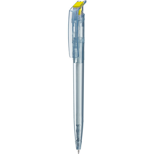 RECYCLED PET PEN Transparent SG , uma, gelb, Kunststoff, 14,75cm (Länge), Bild 1
