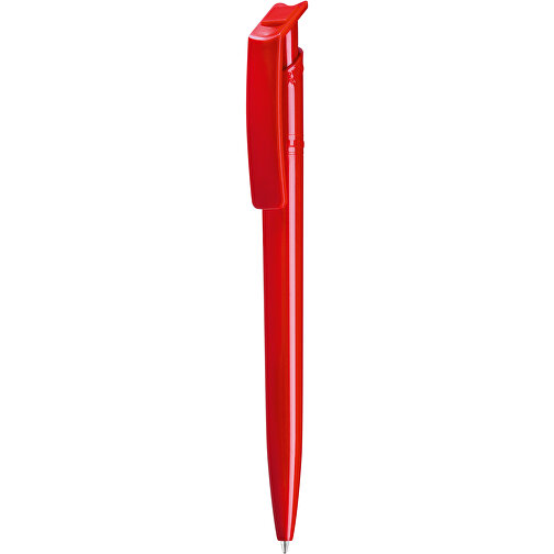 RECYCLED PET PEN , uma, rot, Kunststoff, 14,75cm (Länge), Bild 1