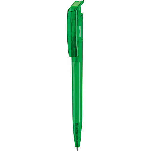 RECYCLED PET PEN Transparent , uma, grün, Kunststoff, 14,75cm (Länge), Bild 1