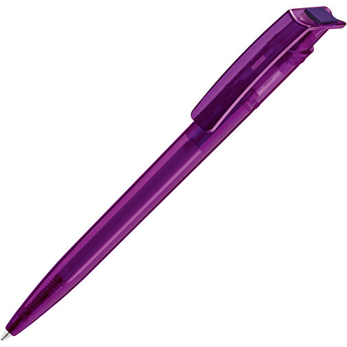 RECYCLED PET PEN Transparent , uma, violett, Kunststoff, 14,75cm (Länge), Bild 2