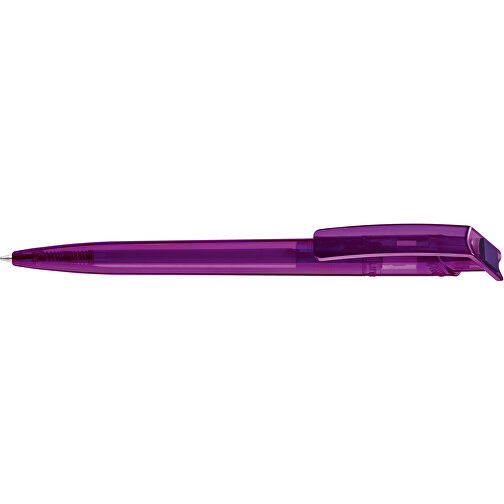 RECYCLED PET PEN Transparent , uma, violett, Kunststoff, 14,75cm (Länge), Bild 3