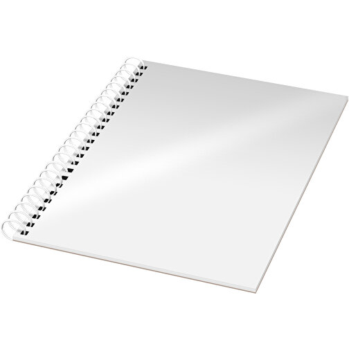 Rothko A5 Notizbuch Mit Spiralbindung , klar mattiert / weiß, Papier, 80 g/m2, PP Kunststoff, 21,00cm x 0,50cm x 14,80cm (Länge x Höhe x Breite), Bild 1