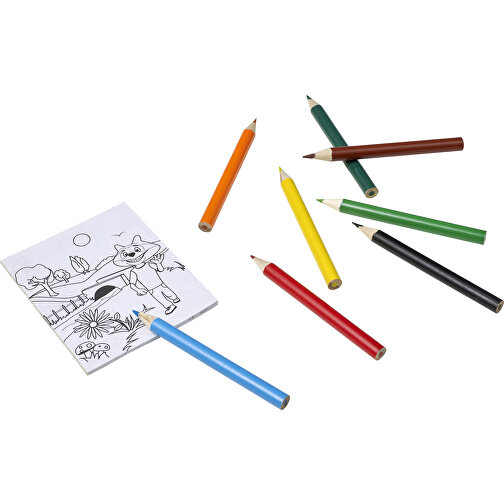 Set à dessin de 8 crayons de couleur et 20 feuilles, Image 5