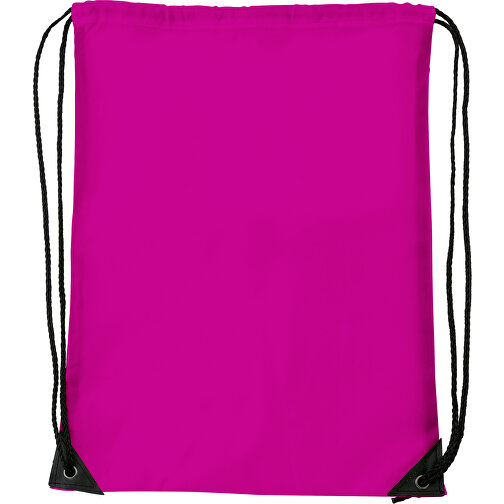 Turnbeutel Aus Polyester Steffi , rosa, Polyester, Polyester 210D, 41,00cm x 0,20cm x 34,50cm (Länge x Höhe x Breite), Bild 1