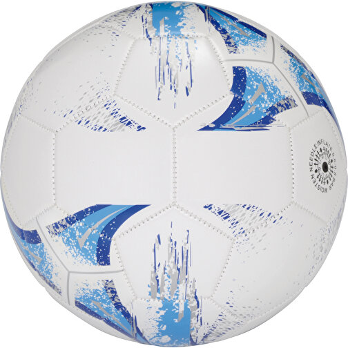 Fußball KICK AROUND , blau, weiß, PVC, 5,00cm (Länge), Bild 1