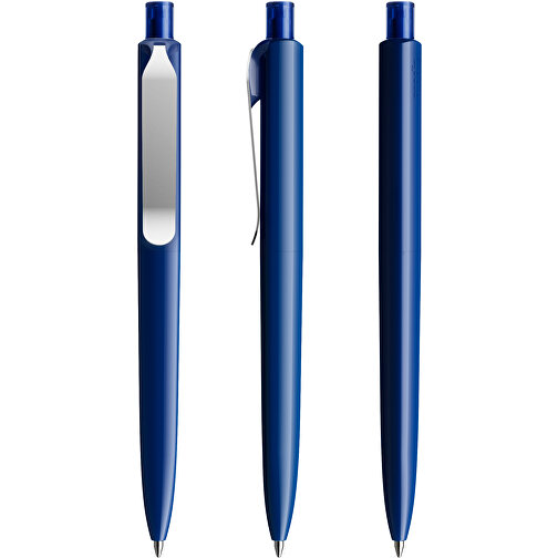 Prodir DS8 PSP Push Kugelschreiber , Prodir, marineblau/silber, Kunststoff/Metall, 14,10cm x 1,50cm (Länge x Breite), Bild 6