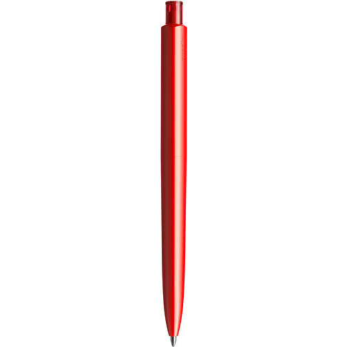 Prodir DS8 PSP Push Kugelschreiber , Prodir, rot/silber, Kunststoff/Metall, 14,10cm x 1,50cm (Länge x Breite), Bild 3