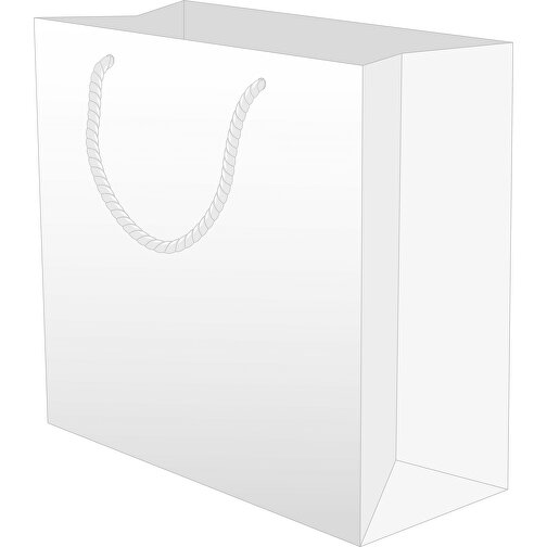 Bolsa de transporte básica blanca 1, 16 x 7 x 15 cm, Imagen 1