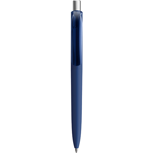 Prodir DS8 PRR Push Kugelschreiber , Prodir, sodalithblau/silber satiniert, Kunststoff/Metall, 14,10cm x 1,50cm (Länge x Breite), Bild 1