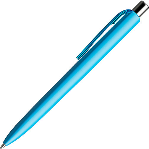 Prodir DS8 PMM Push Kugelschreiber , Prodir, cyanblau/silber poliert, Kunststoff/Metall, 14,10cm x 1,50cm (Länge x Breite), Bild 4