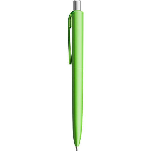 Prodir DS8 PMM Push Kugelschreiber , Prodir, grün/silber satiniert, Kunststoff/Metall, 14,10cm x 1,50cm (Länge x Breite), Bild 2