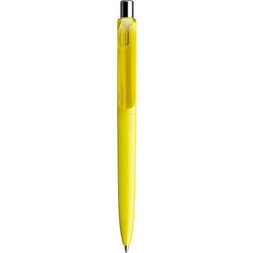 Prodir DS8 PMM Push Kugelschreiber , Prodir, lemon/silber poliert, Kunststoff/Metall, 14,10cm x 1,50cm (Länge x Breite), Bild 1
