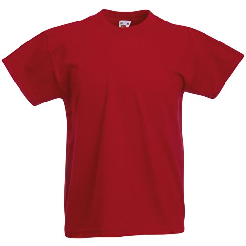 Kids Valueweight T-Shirt , Fruit of the Loom, burgund, 100 % Baumwolle, 140, , Bild 1