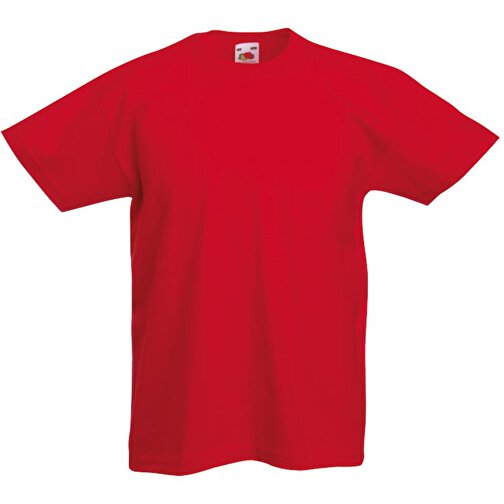 Kids Valueweight T-Shirt , Fruit of the Loom, rot, 100 % Baumwolle, 98, , Bild 1