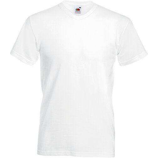 Value V-Neck T-Shirt , Fruit of the Loom, weiss, 100 % Baumwolle, XL, , Bild 1
