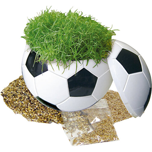 Rasender Fußball , weiß, Kunststoff, Substrat, Folie, Samen, , Bild 1