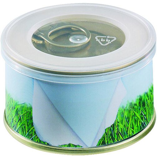 Minigarten Gras Ohne Magnet , grün, Metall, Granulat, Samen, Papier, Kunststoff, 3,80cm (Höhe), Bild 1