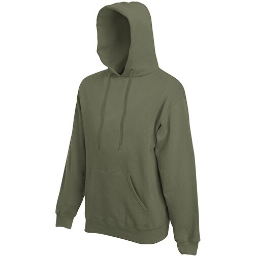Hooded Sweat , Fruit of the Loom, oliv, 80 % Baumwolle / 20 % Polyester, S, , Bild 1