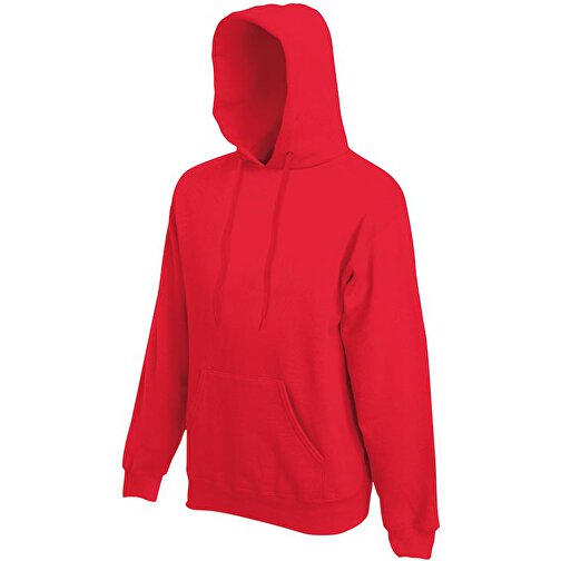 Hooded Sweat , Fruit of the Loom, rot, 80 % Baumwolle / 20 % Polyester, S, , Bild 1