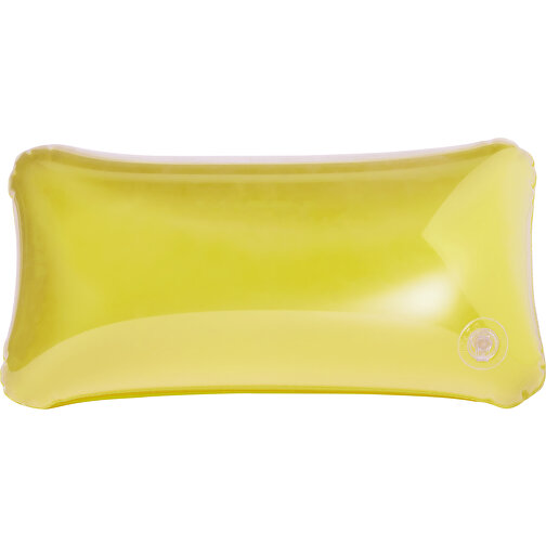Kissen BLISIT , gelb, PVC, 30,00cm x 15,50cm x 12,00cm (Länge x Höhe x Breite), Bild 1