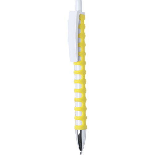 Kugelschreiber TULLEN , gelb, 14,00cm (Breite), Bild 1