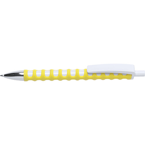 Kugelschreiber TULLEN , gelb, 14,00cm (Breite), Bild 3