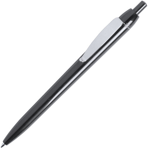 Kugelschreiber GLAMOUR , schwarz, Kunststoff, 13,30cm (Breite), Bild 2