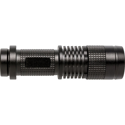 Kompakte 3W Cree Taschenlampe, Schwarz , schwarz, Aluminium, 9,00cm (Höhe), Bild 3