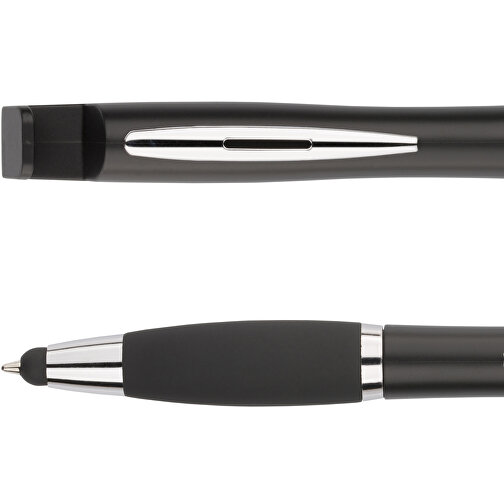 Kugelschreiber Moho , Promo Effects, schwarz, Kunststoff, 13,90cm (Länge), Bild 4