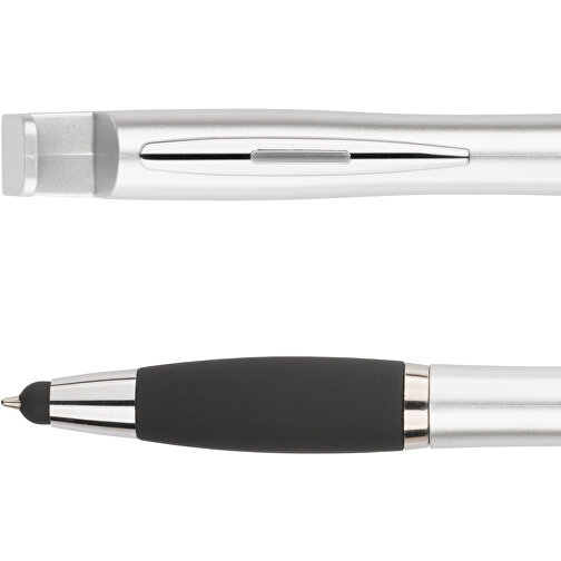 Kugelschreiber Moho Express , Promo Effects, silber, Kunststoff, 13,90cm (Länge), Bild 4