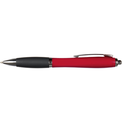 Kugelschreiber SWAY , rot, schwarz, Kunststoff / Stahl, 14,00cm (Länge), Bild 3