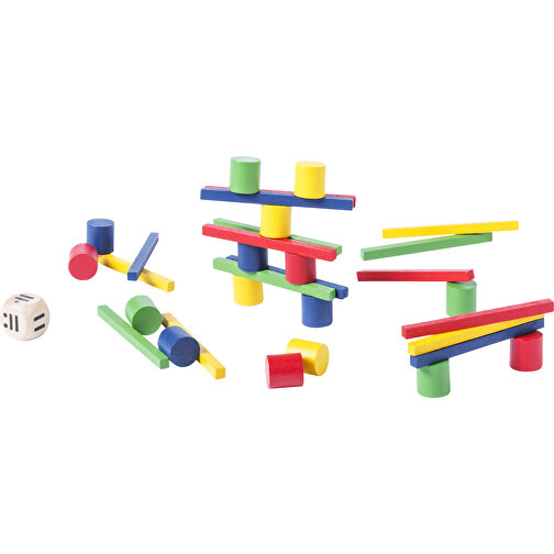 Geschicklichkeitsspiel DOKYM , mehrfarbig, Holz, 12,50cm x 17,00cm (Länge x Breite), Bild 2