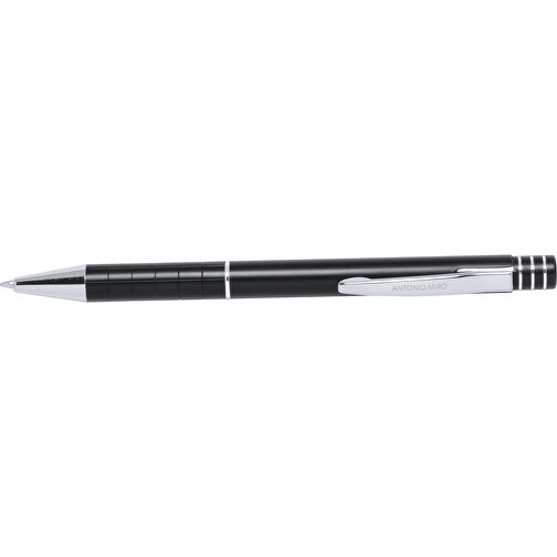 Kugelschreiber Samber , schwarz, Aluminium, 13,90cm (Breite), Bild 3