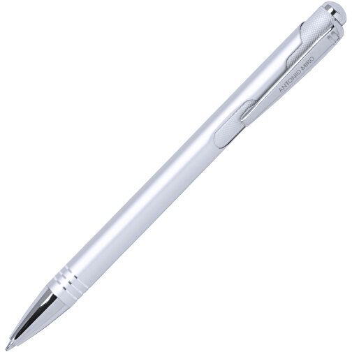 Kugelschreiber Helmor , silber, Aluminium, 14,00cm (Breite), Bild 2