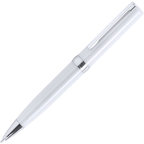 Kugelschreiber TANETY , weiß, 13,50cm (Breite), Bild 2