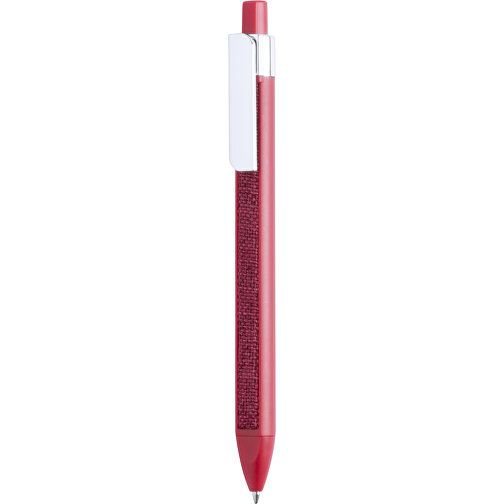 Kugelschreiber TEINS , rot, 14,20cm (Breite), Bild 1