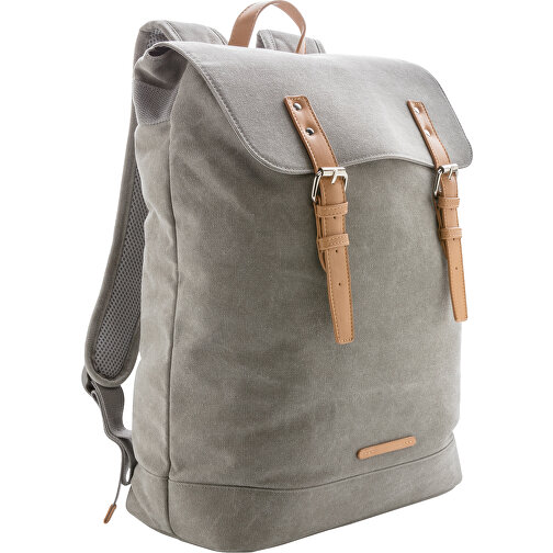 Canvas Laptop Backpack, PVC Free, Obraz 1